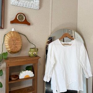 Flax White Blouse